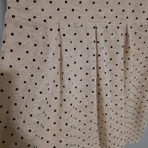 Pins & Needles Cream and Black Mini Dress - Picture 2 of 9